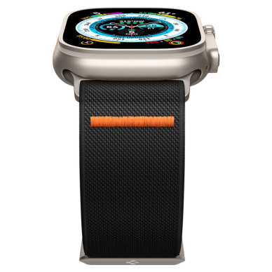 [Užsakomoji prekė] Apyrankė Apple Watch 1 / 2 / 3 / 4 / 5 / 6 / 7 / 8 / SE / SE 2 / Ultra (42 mm / 44 mm / 45 mm / 49 mm) - Spigen Fit Lite Ultra - Juodas  3