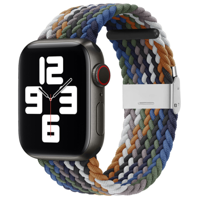 [Užsakomoji prekė] Apyrankė Apple Watch 1/2/3/4/5/6/7/8/9/SE/SE 2 (38/40/41mm) - Techsuit Watchband (W032) - Cowboy Žalia