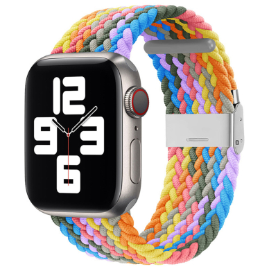 [Užsakomoji prekė] Apyrankė Apple Watch 1/2/3/4/5/6/7/8/9/SE/SE 2/Ultra/Ultra 2 (42/44/45/49mm) - Techsuit Watchband (W032) - Heartbeat Violetinė