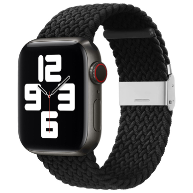 [Užsakomoji prekė] Apyrankė Apple Watch 1/2/3/4/5/6/7/8/9/SE/SE 2/Ultra/Ultra 2 (42/44/45/49mm) - Techsuit Watchband (W032) - Juoda