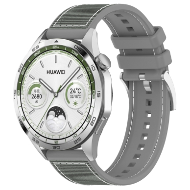 [Užsakomoji prekė] Apyrankė laikrodžiui Huawei Watch GT 2 (46mm)/GT 2 Pro/GT 3 Pro (46mm)/Ultimate, Xiaomi Watch S1 - Techsuit Watchband (W051) -pilkas  1