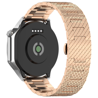 [Užsakomoji prekė] Apyrankė laikrodžiui Huawei Watch GT 2 (46mm)/GT 2 Pro/GT 3 Pro (46mm)/Ultimate, Xiaomi Watch S1 - Techsuit Watchband (W052) - Rožino aukso spalvos 2