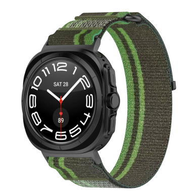 [Užsakomoji prekė] Apyrankė Samsung Galaxy Watch Ultra 47mm - Techsuit Watchband (W054) - Žalias / Gray