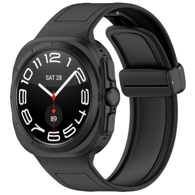 [Užsakomoji prekė] Apyrankė Samsung Galaxy Watch Ultra 47mm - Techsuit Watchband (W056) - Juodas