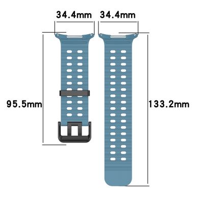 [Užsakomoji prekė] Apyrankė Samsung Galaxy Watch Ultra 47mm - Techsuit Watchband (W062) - Tamsiai mėlynas 5