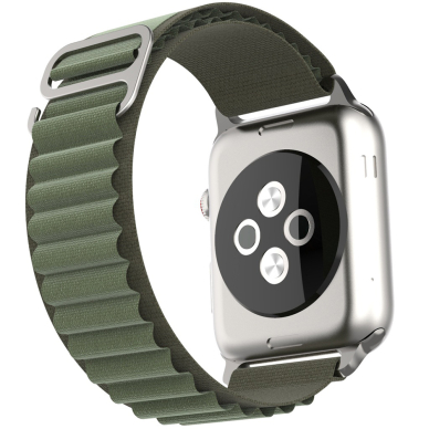 [Užsakomoji prekė] Apyrankė skirta Apple Watch 1 / 2 / 3 / 4 / 5 / 6 / 7 / 8 / 9 / SE / Ultra (42 / 44 / 45 / 49 mm) - Techsuit Watchband (W037) - Army Žalias 4