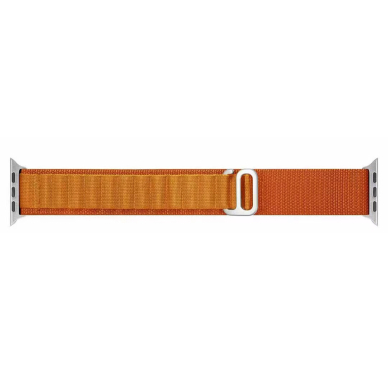 [Užsakomoji prekė] Apyrankė skirta Apple Watch 1 / 2 / 3 / 4 / 5 / 6 / 7 / 8 / 9 / SE / Ultra (42 / 44 / 45 / 49 mm) - Techsuit Watchband (W037) - Oranžinis 2