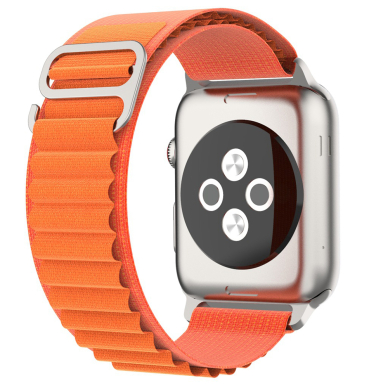 [Užsakomoji prekė] Apyrankė skirta Apple Watch 1 / 2 / 3 / 4 / 5 / 6 / 7 / 8 / 9 / SE / Ultra (42 / 44 / 45 / 49 mm) - Techsuit Watchband (W037) - Oranžinis 4