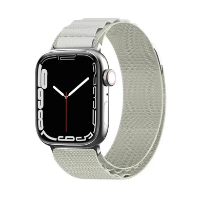 [Užsakomoji prekė] Apyrankė skirta Apple Watch 1 / 2 / 3 / 4 / 5 / 6 / 7 / 8 / 9 / SE / Ultra (42 / 44 / 45 / 49 mm) - Techsuit Watchband (W037) - Star Baltas