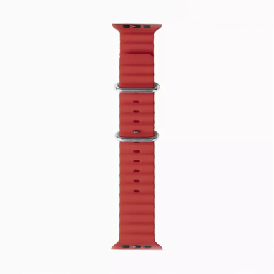 [Užsakomoji prekė] Apyrankė skirta Apple Watch 1 / 2 / 3 / 4 / 5 / 6 / 7 / 8 / 9 / SE / Ultra (42 / 44 / 45 / 49 mm) - Techsuit Watchband (W038) - Wine Raudonas 1