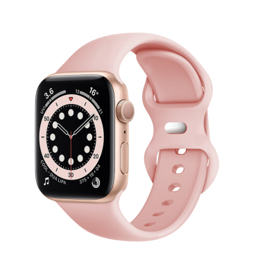 [Užsakomoji prekė] Apyrankė skirta Apple Watch 1 / 2 / 3 / 4 / 5 / 6 / 7 / SE / 8 / 9 (38 / 40 / 41 mm) - Techsuit Watchband (W031) - Rožinis