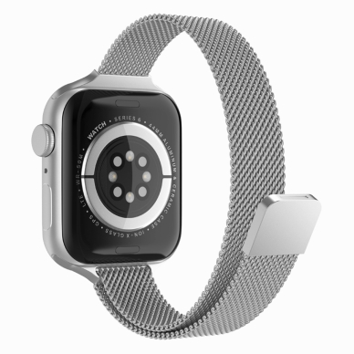 [Užsakomoji prekė] Apyrankė skirta Apple Watch 1 / 2 / 3 / 4 / 5 / 6 / 7 / SE / 8 / 9 (38 / 40 / 41mm) - Techsuit Watchband (W034) - Pilkas