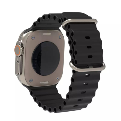 [Užsakomoji prekė] Apyrankė skirta Apple Watch 1 / 2 / 3 / 4 / 5 / 6 / 7 / SE / 8 / 9 (38 / 40 / 41mm) - Techsuit Watchband (W038) - Juodas 1