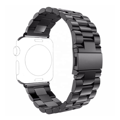 [Užsakomoji prekė] Apyrankė skirta Apple Watch 1 / 2 / 3 / 4 / 5 / 6 / 7 / SE / 8 / 9 / Ultra (42 / 44  / 45 / 49mm) - Techsuit Watchband (W036) - Juodas 2