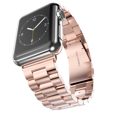 [Užsakomoji prekė] Apyrankė skirta Apple Watch 1 / 2 / 3 / 4 / 5 / 6 / 7 / SE / 8 / Ultra / 9 (42 / 44  / 45 / 49mm) - Techsuit Watchband (W036) - Rožinis