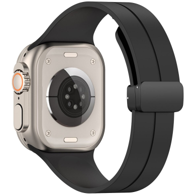 [Užsakomoji prekė] Apyrankė skirta Apple Watch 1/2/3/4/5/6/7/8/9/SE/SE 2/Ultra (42/44/45/49mm) - Techsuit Watchband (W011) - Juoda