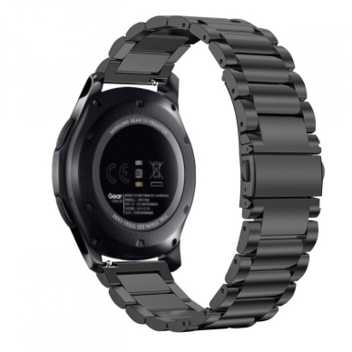 [Užsakomoji prekė] Apyrankė skirta Samsung Galaxy Watch 4/5/6, Galaxy Watch Active (40 / 44 mm), Huawei Watch GT / GT 2 / GT 3 (42 mm) - Techsuit Watchband 20mm (W010) - Auksinis ZND933 2