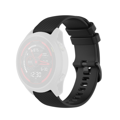 [Užsakomoji prekė] Apyrankė skirta Samsung Galaxy Watch 4/5/6, Galaxy Watch Active (40 / 44 mm), Huawei Watch GT / GT 2 / GT 3 (42 mm) - Techsuit Watchband 20mm (W006) - Juodas 2