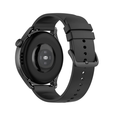 [Užsakomoji prekė] Apyrankė skirta Samsung Galaxy Watch 4/5/6, Galaxy Watch Active (40 / 44 mm), Huawei Watch GT / GT 2 / GT 3 (42 mm) - Techsuit Watchband 20mm (W001) - Juodas 1