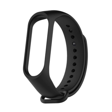 [Užsakomoji prekė] Apyrankė skirta Xiaomi Mi Band 5 / 5 NFC / 6 / 6 NFC / Amazfit Band 5 - Techsuit Watchband (W013) - Juodas XZZ311 1