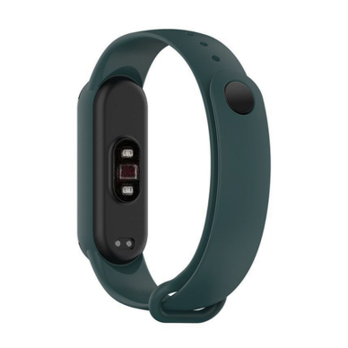 [Užsakomoji prekė] Apyrankė skirta Xiaomi Mi Band 5 / 5 NFC / 6 / 6 NFC / Amazfit Band 5 - Techsuit Watchband (W013) - Tamsiai Žalias 1