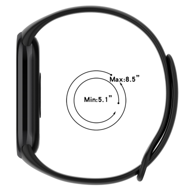 [Užsakomoji prekė] Apyrankė skirta Xiaomi Smart Band 8 / 8 NFC - Techsuit Watchband (W014) - Rožinė 4