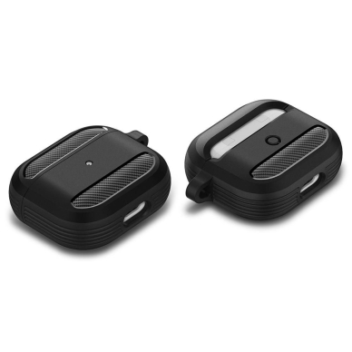 [Užsakomoji prekė] Dėklas AirPods 3 - Techsuit Carbon Silicone - Tamsiai mėlynas 5