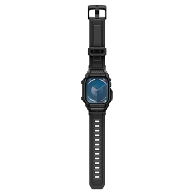 [Užsakomoji prekė] Dėklas Apple Watch 10 42mm + Strap - Spigen Rugged Armor Pro - Matinis juodas 6