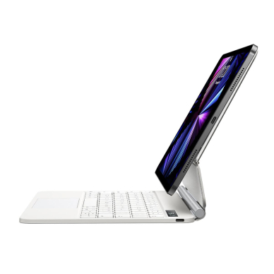 [Užsakomoji prekė] Dėklas iPad 10 (2022) 10.9 - Baseus Brilliance Magnetic Keyboard Case Digital Display (ARJK020002) - White 2