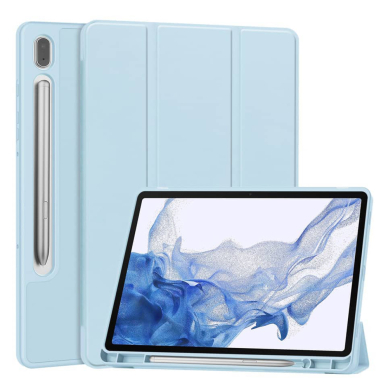 [Užsakomoji prekė] Dėklas iPad Air 10.5 2019 / iPad Pro 10.5 2017 - Techsuit Flex Trifold - Žydros spalvos