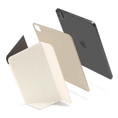 [Užsakomoji prekė] Dėklas iPad Air 4 / 5 (2020 / 2022) / iPad Pro 11 (2018 / 2020 / 2021 / 2022 / 2024) - Tomtoc Inspire Mode Folio (B52A1W1) - Ivory White 1