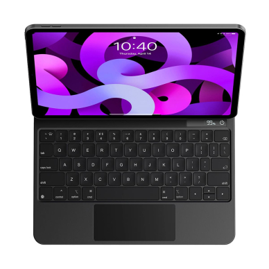 [Užsakomoji prekė] Dėklas iPad Pro 12.9 (2018/2020/2021/2022) - Baseus Brilliance Magnetic Keyboard Case Digital Display (ARJK010216) - Gray 1