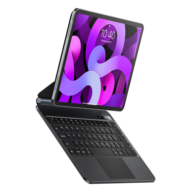 [Užsakomoji prekė] Dėklas iPad Pro 12.9 (2018/2020/2021/2022) - Baseus Brilliance Magnetic Keyboard Case Digital Display (ARJK010216) - Gray 2