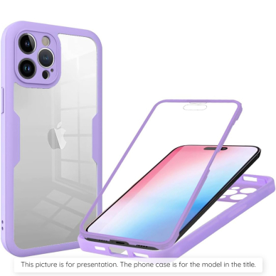 [Užsakomoji prekė] Dėklas iPhone 11 Pro Max + Cover - Techsuit ColorVerse 360 MagSafe MagSafe Series - violetinis