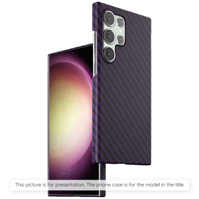 [Užsakomoji prekė] Dėklas iPhone 11 Pro Max - Techsuit Carbonite FiberShell - violetinis