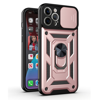 [Užsakomoji prekė] Dėklas iPhone 11 Pro - Techsuit CamShield Series - Rožino aukso spalvos