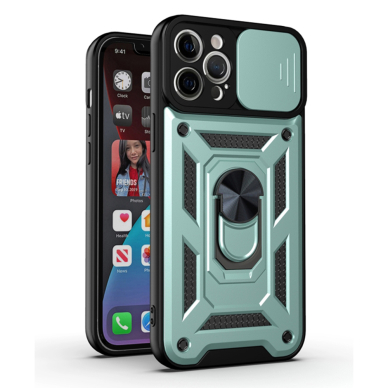 [Užsakomoji prekė] Dėklas iPhone 11 Pro - Techsuit CamShield Series - Žalias