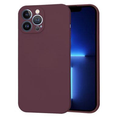 [Užsakomoji prekė] Dėklas iPhone 13 Pro Max - Techsuit SoftFlex - Bordo