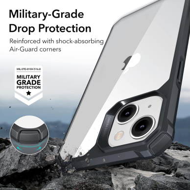 [Užsakomoji prekė] Dėklas iPhone 14 Plus - ESR Air Armor - Skaidrus Juodas 5