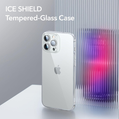 [Užsakomoji prekė] Dėklas iPhone 14 Pro - ESR Ice Shield - Skaidrus 4