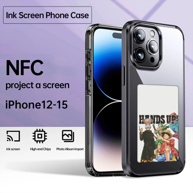 [Užsakomoji prekė] Dėklas iPhone 14 Pro Max - Techsuit SmartScreen NFC - juodas 1