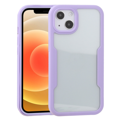 [Užsakomoji prekė] Dėklas iPhone 15 + Folie - Techsuit ColorVerse 360 Series - Purpurinis