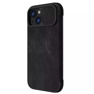 [Užsakomoji prekė] Dėklas iPhone 15 - Nillkin QIN Pro Leather Case - Juodas 2