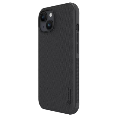 [Užsakomoji prekė] Dėklas iPhone 15 - Nillkin Super Frosted Shield Pro - Juodas 3