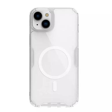 [Užsakomoji prekė] Dėklas iPhone 15 Plus - Nillkin Nature TPU MagSafe Case - Transparent 1