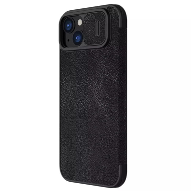 [Užsakomoji prekė] Dėklas iPhone 15 Plus - Nillkin QIN Pro Leather Case - Juodas 2