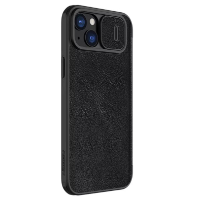 [Užsakomoji prekė] Dėklas iPhone 15 Plus - Nillkin QIN Pro Leather Case - Juodas 4