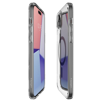 [Užsakomoji prekė] Dėklas iPhone 15 Plus - Spigen Ultra Hybrid MagSafe - Juodas 3