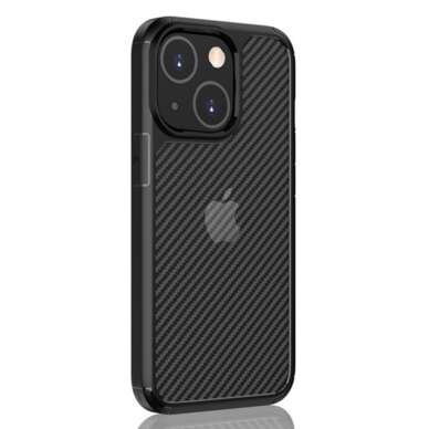 [Užsakomoji prekė] Dėklas iPhone 15 Plus - Techsuit Carbon Fuse - Juodas 1