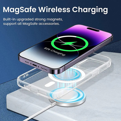 [Užsakomoji prekė] Dėklas iPhone 15 Plus - Techsuit MagSafe Pro - Mėlynas 3